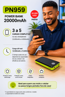 Carregador Portátil  PN- 956 10000mah / PN 959 20000mah - Batéria Power Bank