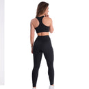 Conjunto Poliamida Top Nadador + Calça Com Bolso Lateral