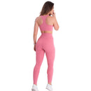 Conjunto Poliamida Top Nadador + Calça Com Bolso Lateral