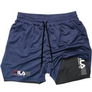 Short de Compressão Masculino ProFit 2 em 1