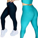 Leve 2 Leggings BellaFit™™ – Modela sem Marcar, 100% Opaca - Zero Transparência
