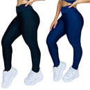 Leve 2 Leggings BellaFit™™ – Modela sem Marcar, 100% Opaca - Zero Transparência