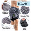 Bermuda Compressão 2em1 MONSTER PRO FIT Masculina DryFit