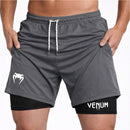 Bermuda Compressão 2em1 VENUM PRO FIT Masculina DryFit
